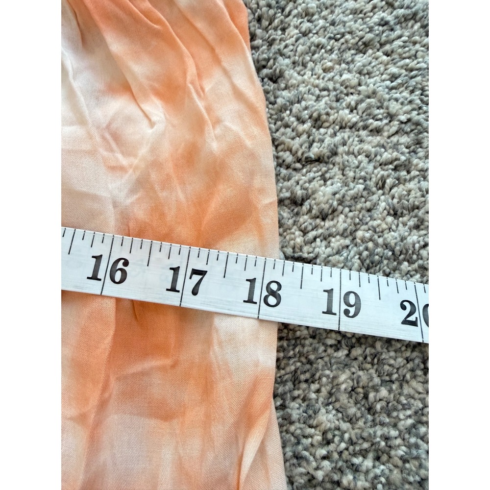 Rip Curl Drift Away Midi Dress Peach Tie Dye Beach Cover Up Medium NEW w tags - Picture 6 of 8